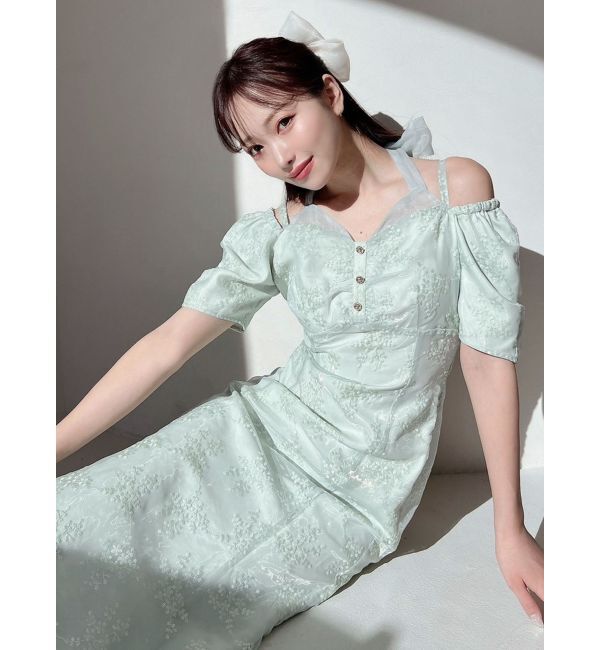 RESEXXY「エンブロイダリーシアーワンピース」|ワンピース|