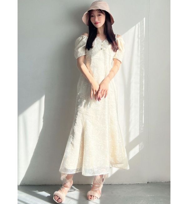 RESEXXY「エンブロイダリーシアーワンピース」|ワンピース|