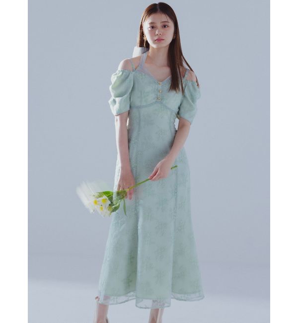 RESEXXY「エンブロイダリーシアーワンピース」|ワンピース|