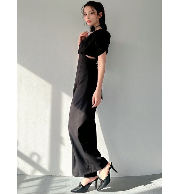 RESEXXY「カットアウトカシュクールコンビネゾン」|オールインワン|