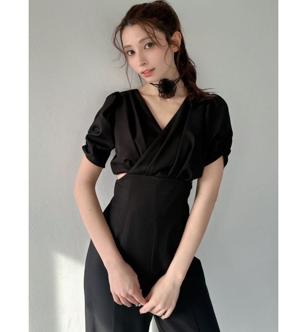 RESEXXY「カットアウトカシュクールコンビネゾン」|オールインワン|