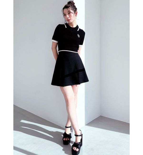 RESEXXY「ハイウエストツータックミニスカート」|スカート|
