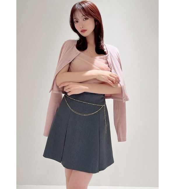 RESEXXY「ハイウエストツータックミニスカート」|スカート|