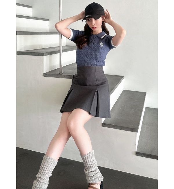 RESEXXY「ハイウエストツータックミニスカート」|スカート|