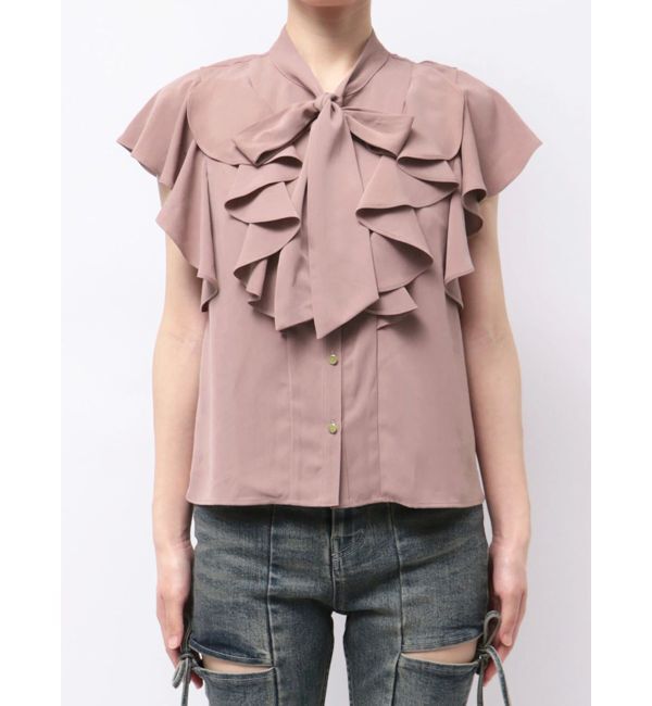 RESEXXY「ボウタイラッフルブラウス」|シャツ・ブラウス|