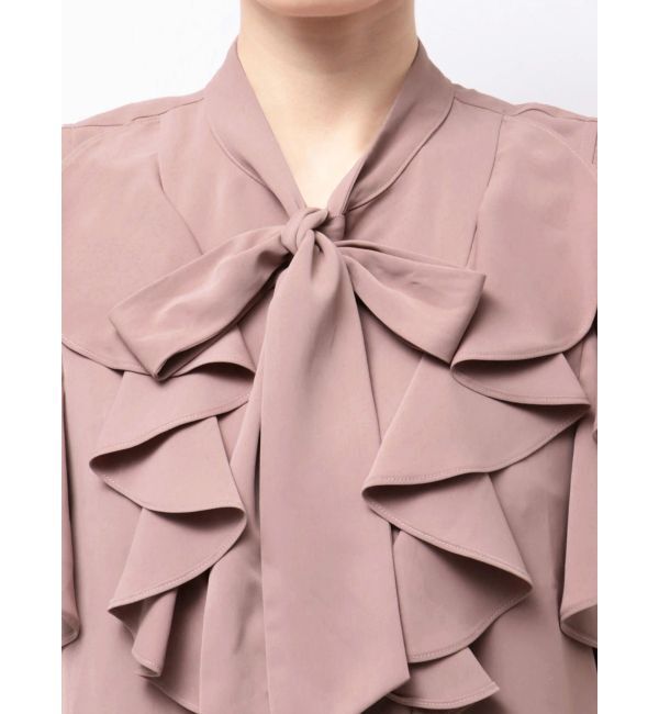 RESEXXY「ボウタイラッフルブラウス」|シャツ・ブラウス|