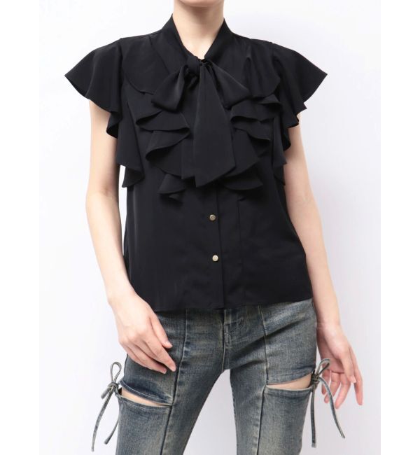 RESEXXY「ボウタイラッフルブラウス」|シャツ・ブラウス|