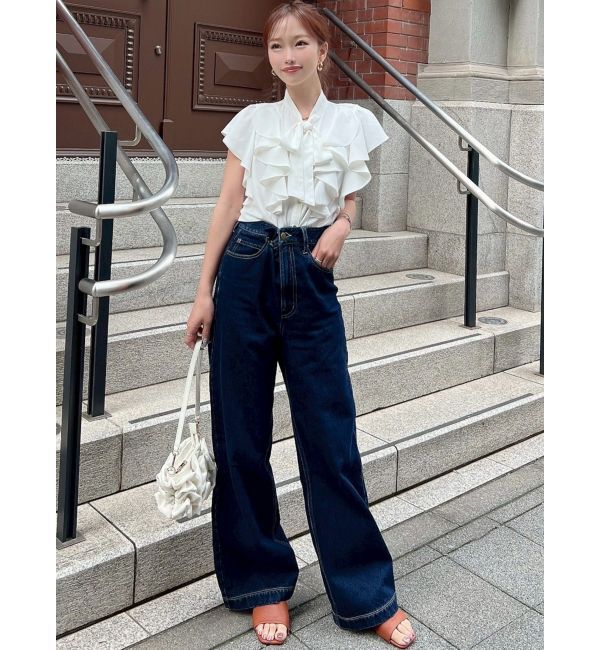 RESEXXY「ボウタイラッフルブラウス」|シャツ・ブラウス|