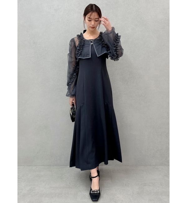 dazzlin「2ピースフリルボレロワンピース」|ワンピース|