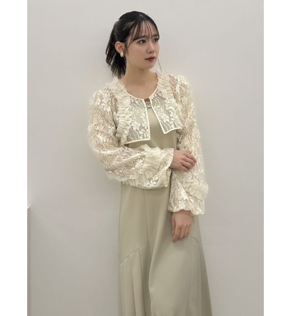 dazzlin「2ピースフリルボレロワンピース」|ワンピース|