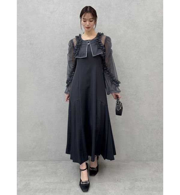 dazzlin「2ピースフリルボレロワンピース」|ワンピース|