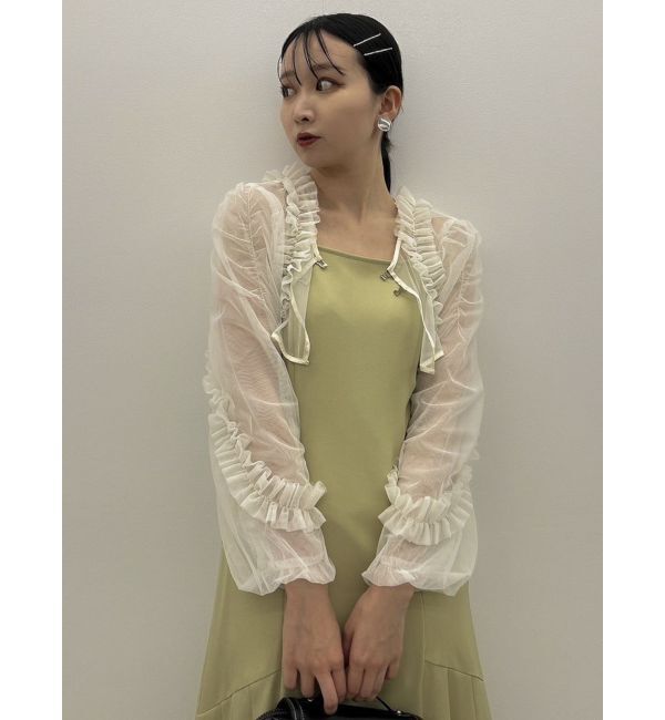 dazzlin「2ピースフリルボレロワンピース」|ワンピース|