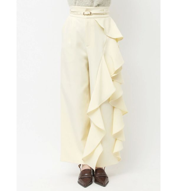 dazzlin「ビッグフリルアシメワイドパンツ」|その他|