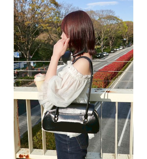 dazzlin「スクエアフリルペプラムブラウス」|シャツ・ブラウス|