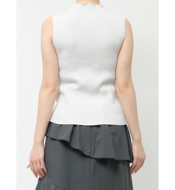 dazzlin「コンパクトノースリラメニットトップス」|ニット・セーター|