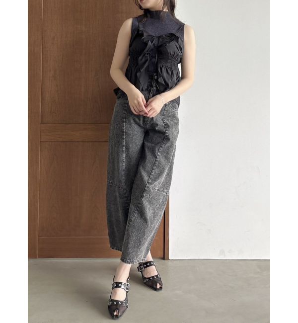 dazzlin「コンパクトノースリラメニットトップス」|ニット・セーター|