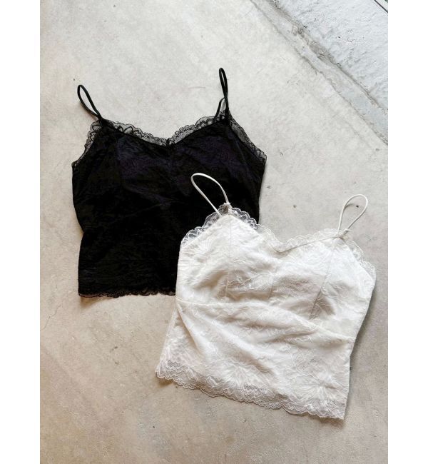 dazzlin「カップ付レースキャミソール」|キャミソール|