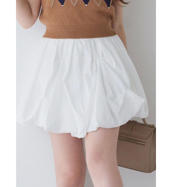 dazzlin「【再生産】バルーンミニスカート」|スカート|