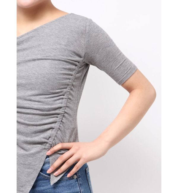 dazzlin「ワンショルギャザーカットトップス」|Tシャツ・カットソー|