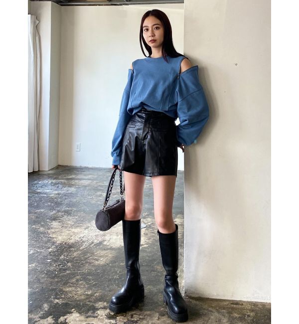 EMODA「タンクソールロングブーツ」|ロングブーツ|