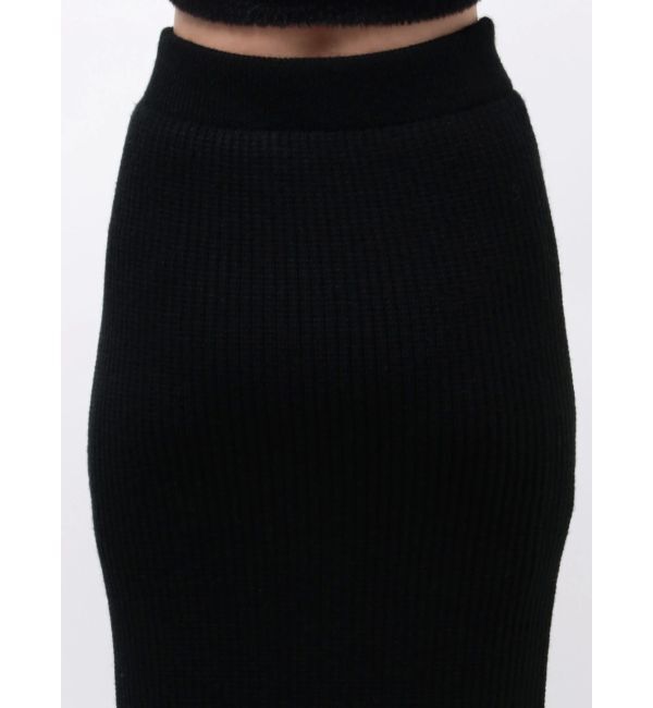 EMODA「ジップマキシリブスカート」|スカート|