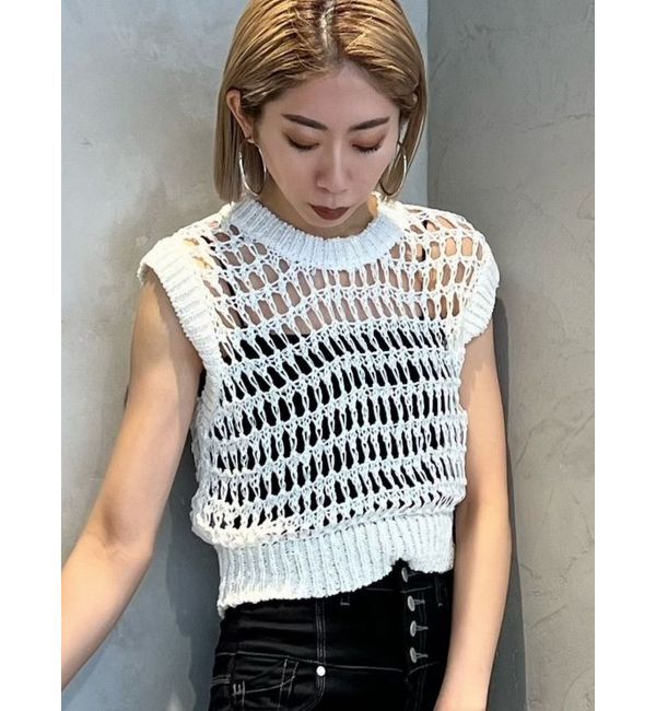 EMODA「ブレイドメッシュタンクトップ」|タンクトップ|