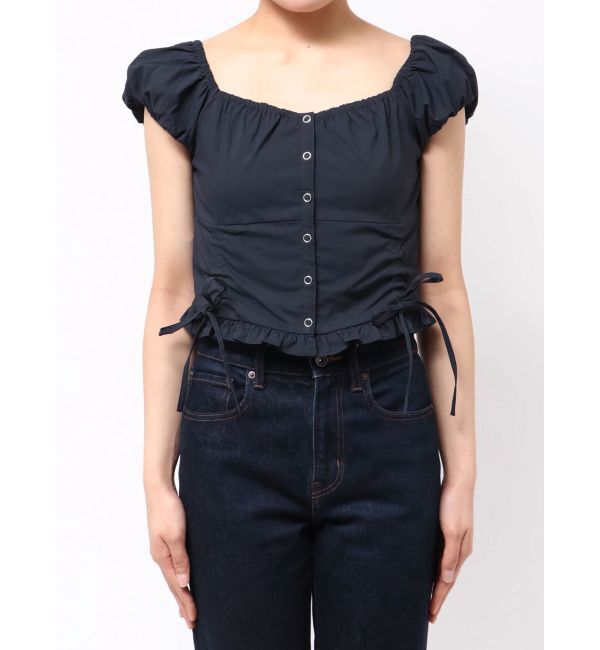 EMODA「ショートスリーブリボントップ」|Tシャツ・カットソー|