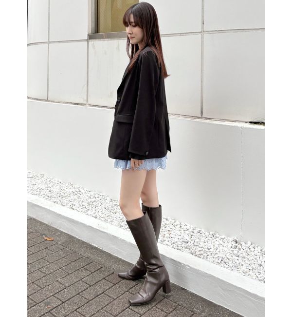 MERCURYDUO「スカラップレースティアードスカパン」|スカート|