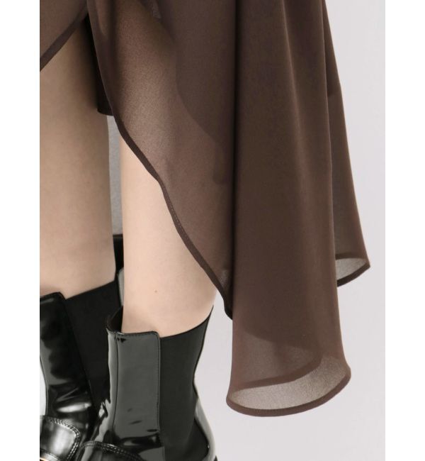 MERCURYDUO「ラッフルティアードキャミワンピース」|ワンピース|