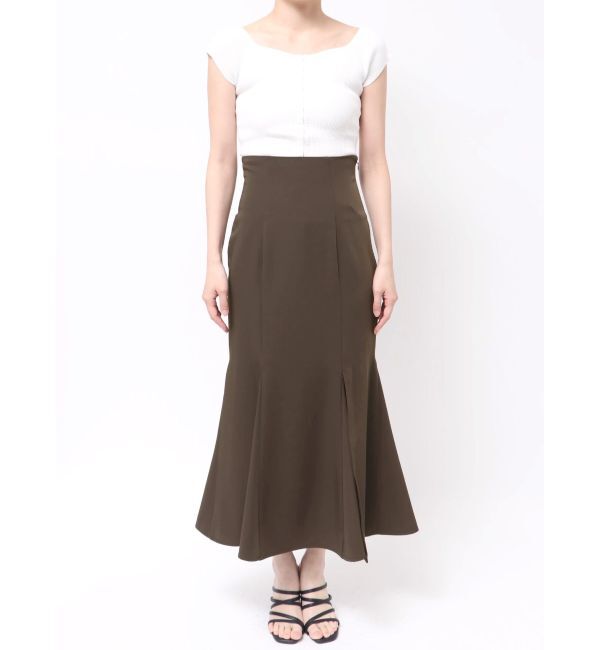 MERCURYDUO「バックレースアップストレッチマーメイドスカート」|スカート|