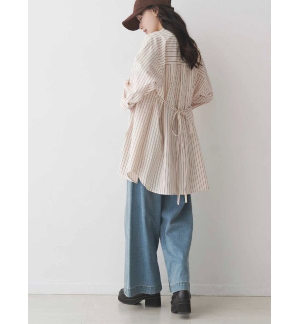 MERCURYDUO「ワンポイント エンブロイダリーボーイフレンドシャツ」|シャツ・ブラウス|