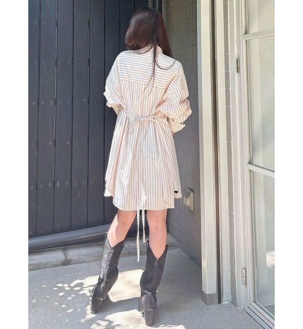 MERCURYDUO「ワンポイント エンブロイダリーボーイフレンドシャツ」|シャツ・ブラウス|