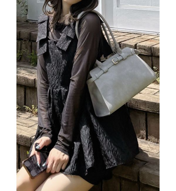 MERCURYDUO「ボリュームペプラムチュニック」|シャツ・ブラウス|