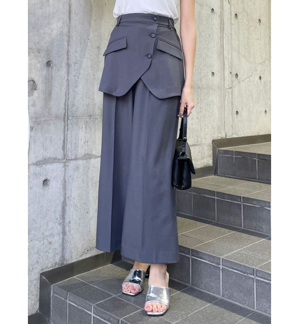 MURUA「マルチウェイワイドパンツ」|その他|ダークグレー