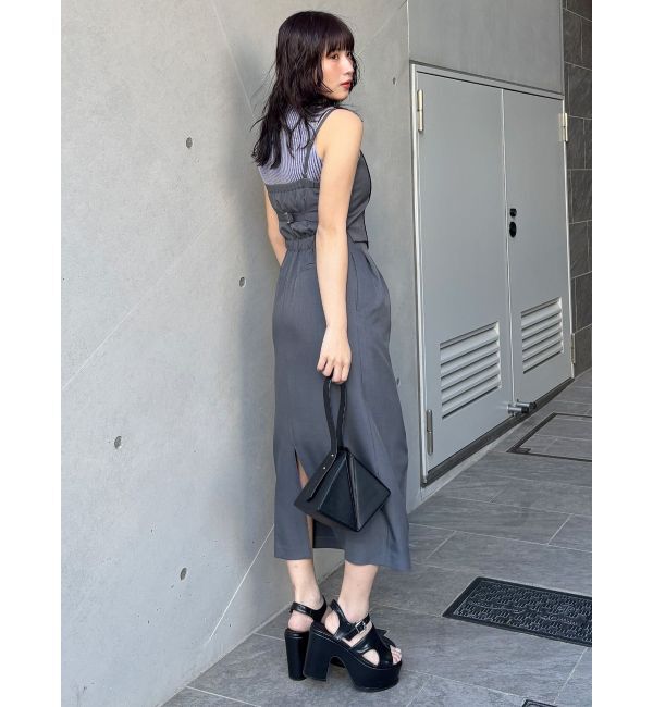 MURUA「セパレートライクジャンパースカート」|ジャンパースカート|