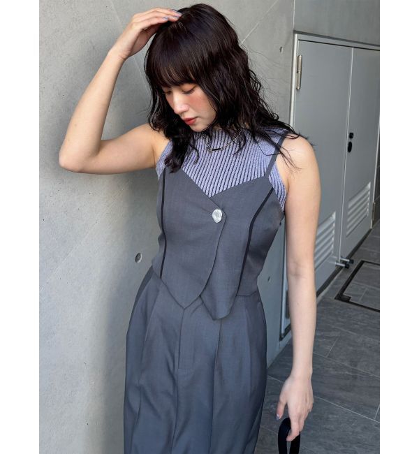 MURUA「セパレートライクジャンパースカート」|ジャンパースカート|