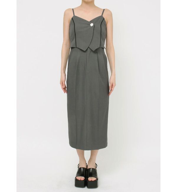 MURUA「セパレートライクジャンパースカート」|ジャンパースカート|