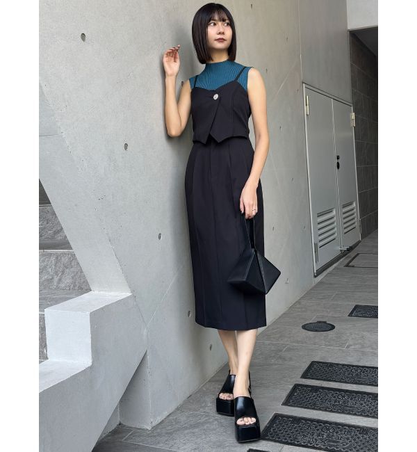 MURUA「セパレートライクジャンパースカート」|ジャンパースカート|