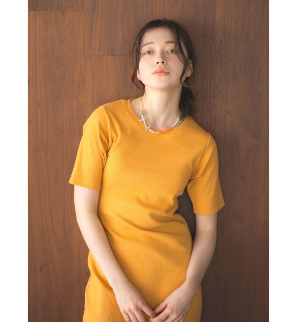 Ungrid「ハーフスリーブカットワンピース」|ワンピース|