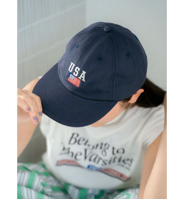 Ungrid「COOPERSTOWN BALL CAP別注モチーフロゴキャップ」|キャップ・キャスケット|