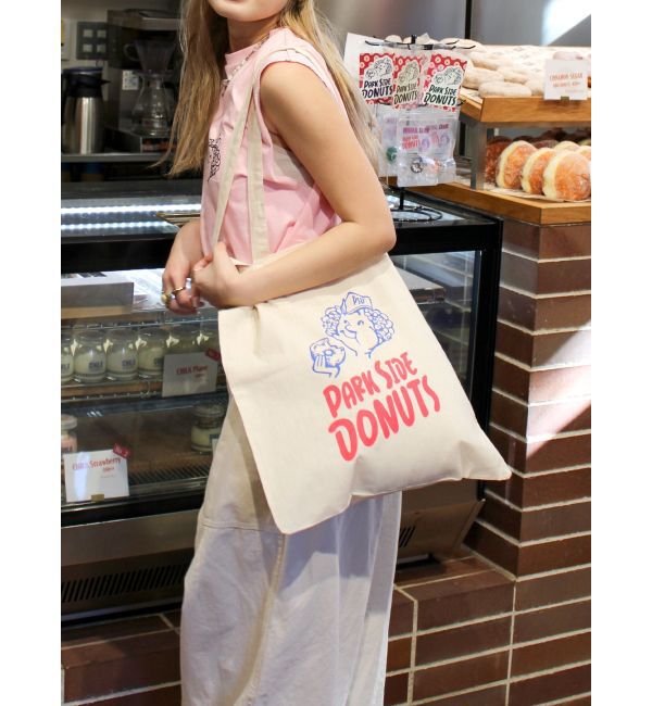 Ungrid「PARK SIDE DONUTS別注トートバッグ」|トートバッグ|