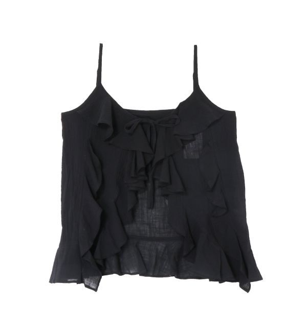 Ungrid「コットンフリルキャミ」|キャミソール|