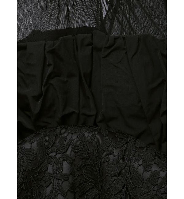 LAGUNAMOON「LADYフォルムペプラムレースドレス」|ドレス|