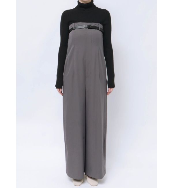 LAGUNAMOON「ベルトセットベアオールインワン」|ワンピース|