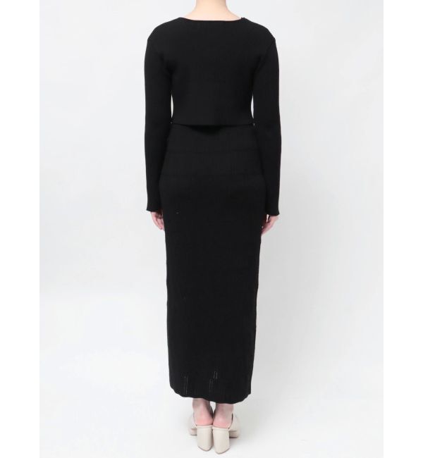 LAGUNAMOON「カーデセットパターンニットワンピース」|ワンピース|