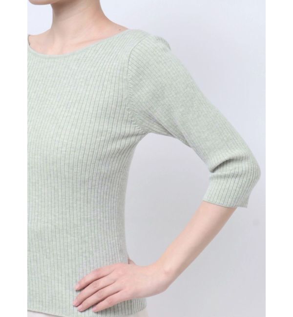 LAGUNAMOON「シルクブレンド2WAYニットプルオーバー」|ニット・セーター|