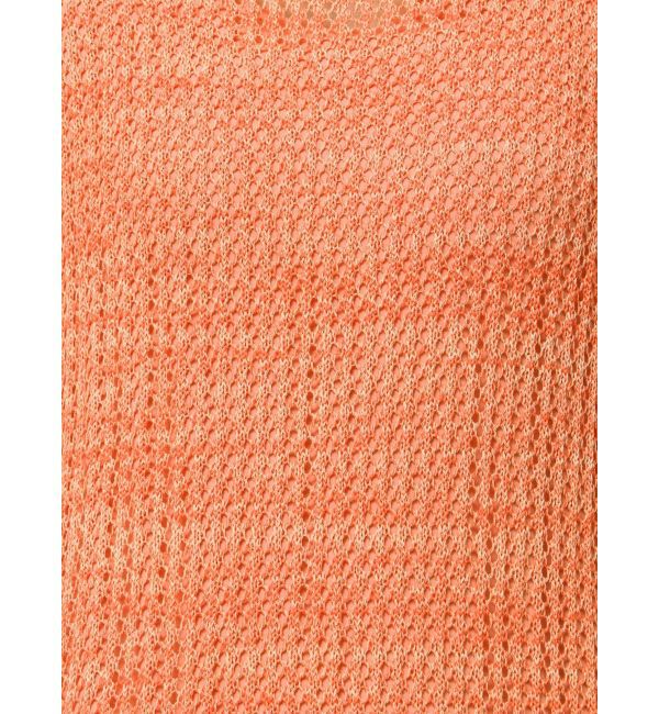 LAGUNAMOON「メッシュフリンジニットワンピース」|ワンピース|