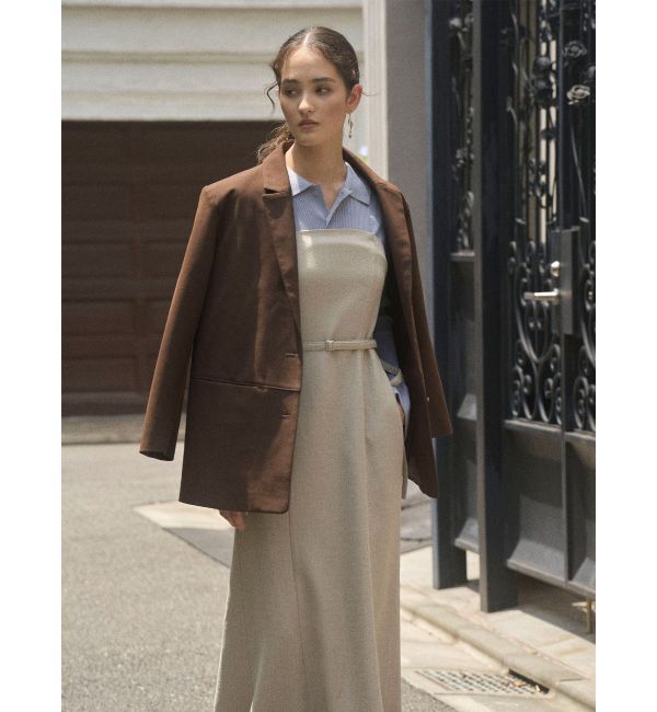 LAGUNAMOON「【POLO BCSコラボ】カラーネックニットドッキングワンピース」|ワンピース|