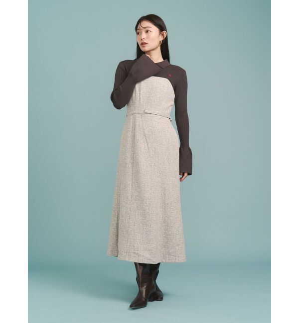 LAGUNAMOON「【POLO BCSコラボ】カラーネックニットドッキングワンピース」|ワンピース|