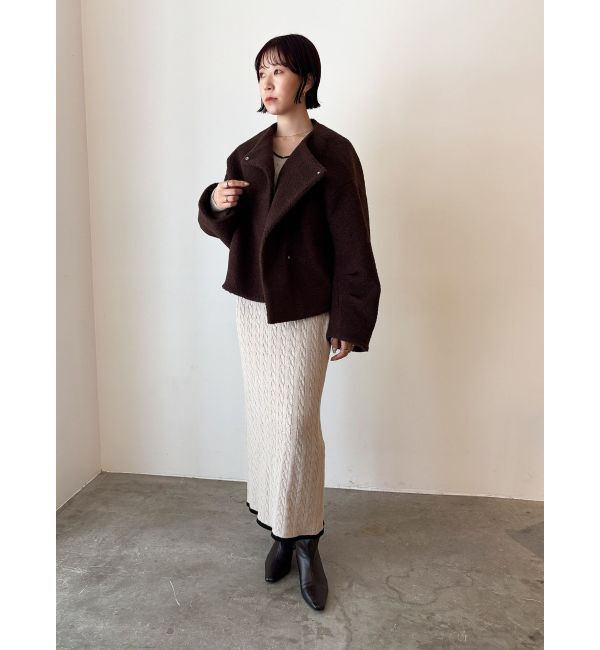 LAGUNAMOON「【POLO BCSコラボ】ケーブルラインニットワンピース」|ワンピース|